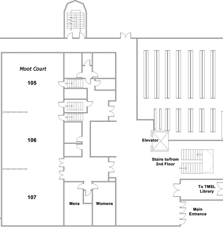 TMSL 1st Floor Moot Court Area