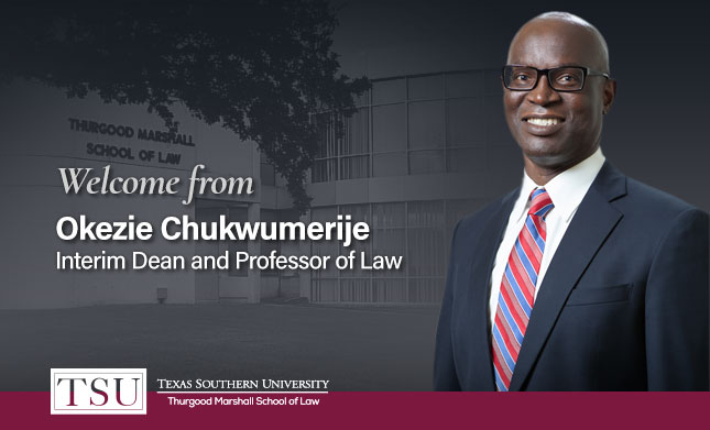 Welcome from Dean Okezie