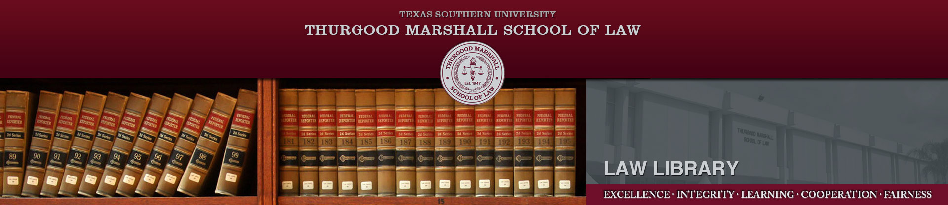 Faculty directory at Thurgood Marshall School of Law