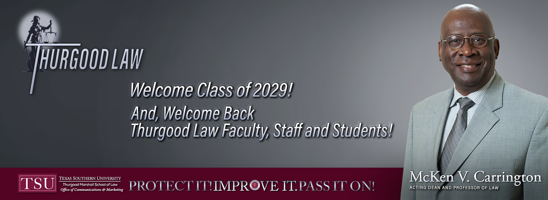 Welcome Back to Students, Staff and Faculty