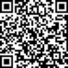 A qr code with black squares  Description automatically generated